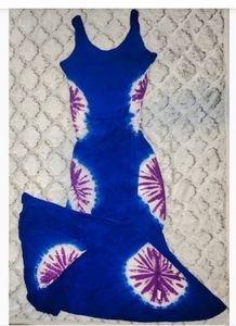 💙💜Vibrant Summer dress L/XL💜💙